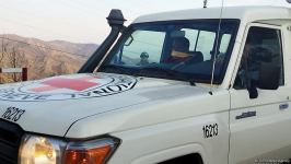 Seven ICRC vehicles drive freely along Azerbaijan's Lachin-Khankendi road (PHOTO)