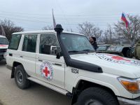 Seven ICRC vehicles drive freely along Azerbaijan's Lachin-Khankendi road (PHOTO)