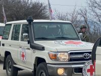 Seven ICRC vehicles drive freely along Azerbaijan's Lachin-Khankendi road (PHOTO)