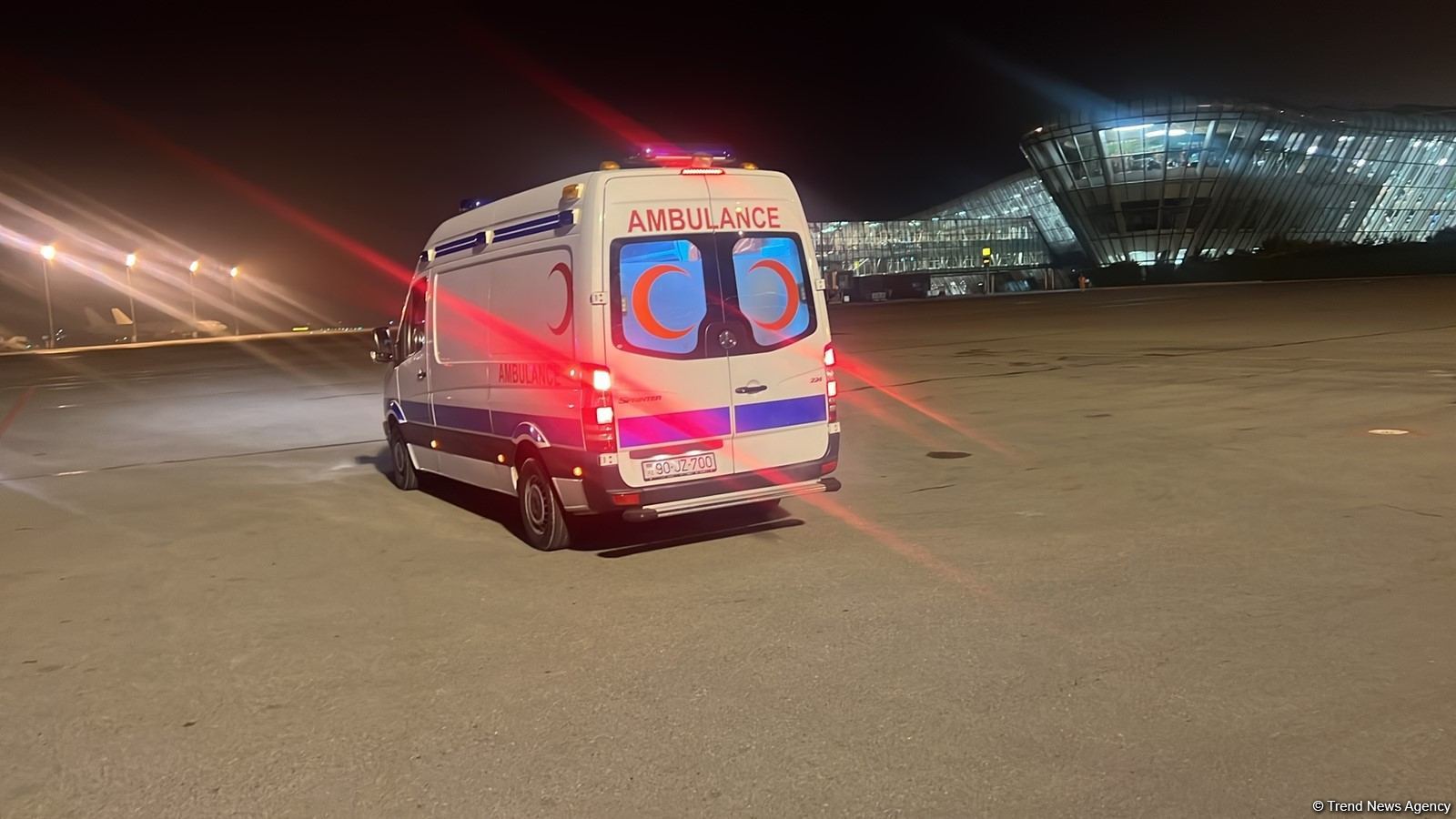 Victims of attack at Azerbaijani Embassy in Iran taken away by ambulances (PHOTO/VIDEO)