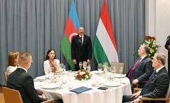 Official dinner given in honor of President Ilham Aliyev, First Lady Mehriban Aliyeva (PHOTO/VIDEO)