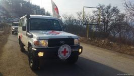 ICRC convoy passes freely along Azerbaijan's Lachin-Khankendi road (PHOTO)