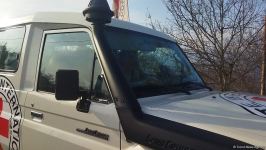 ICRC convoy passes freely along Azerbaijan's Lachin-Khankendi road (PHOTO)