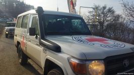 ICRC convoy passes freely along Azerbaijan's Lachin-Khankendi road (PHOTO)