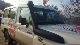 ICRC convoy passes freely along Azerbaijan's Lachin-Khankendi road (PHOTO)