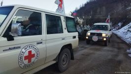 ICRC convoy passes freely along Azerbaijan's Lachin-Khankendi road (PHOTO)