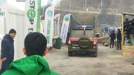 Convoy of Russian peacekeepers passes freely along Azerbaijan's Lachin-Khankendi road (PHOTO)