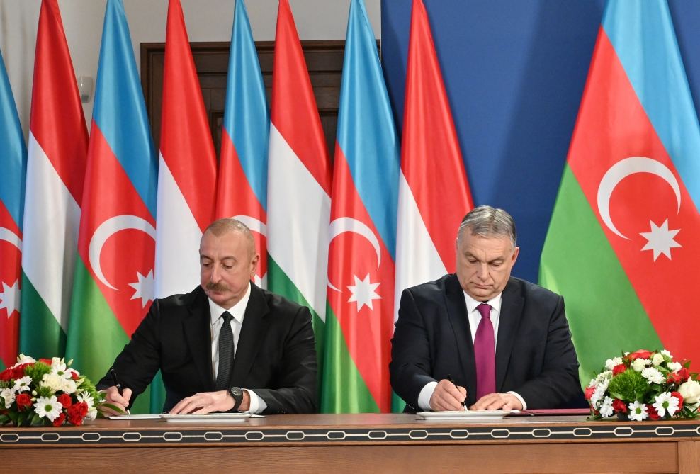 Azerbaijani-Hungarian documents signed in Budapest (PHOTO/VIDEO)