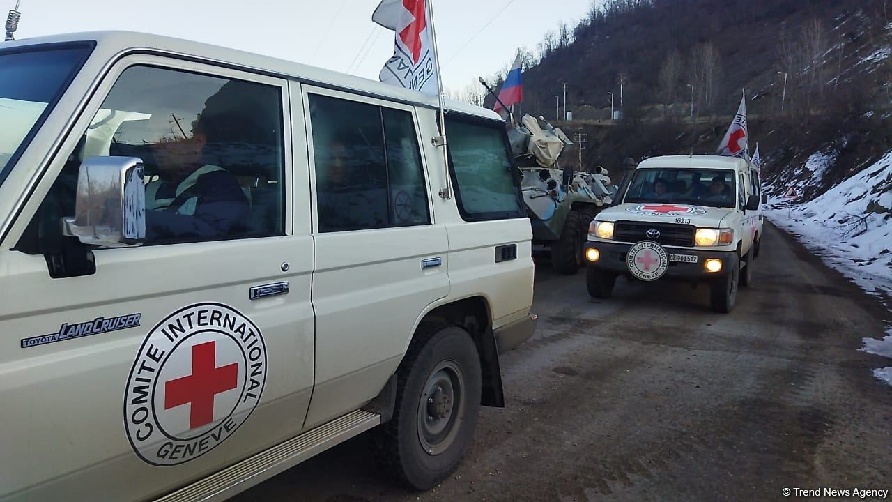 ICRC convoy passes freely along Azerbaijan's Lachin-Khankendi road (PHOTO)