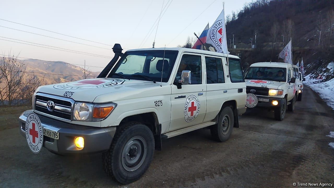 ICRC convoy passes freely along Azerbaijan's Lachin-Khankendi road (PHOTO)