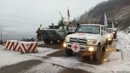 ICRC convoy passes freely along Azerbaijan's Lachin-Khankendi road (PHOTO)