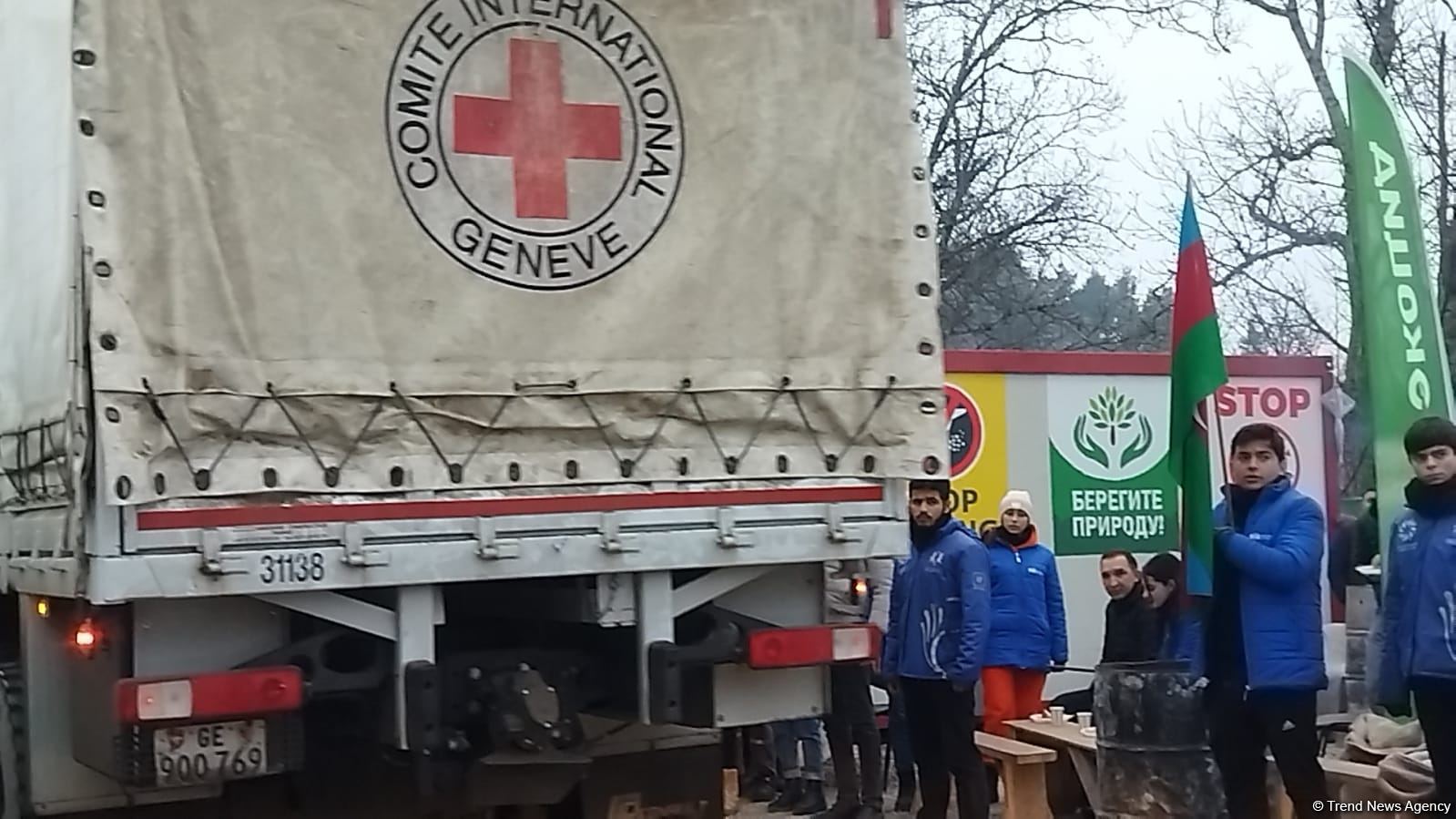ICRC convoy passes freely along Azerbaijan's Lachin-Khankendi road (PHOTO)
