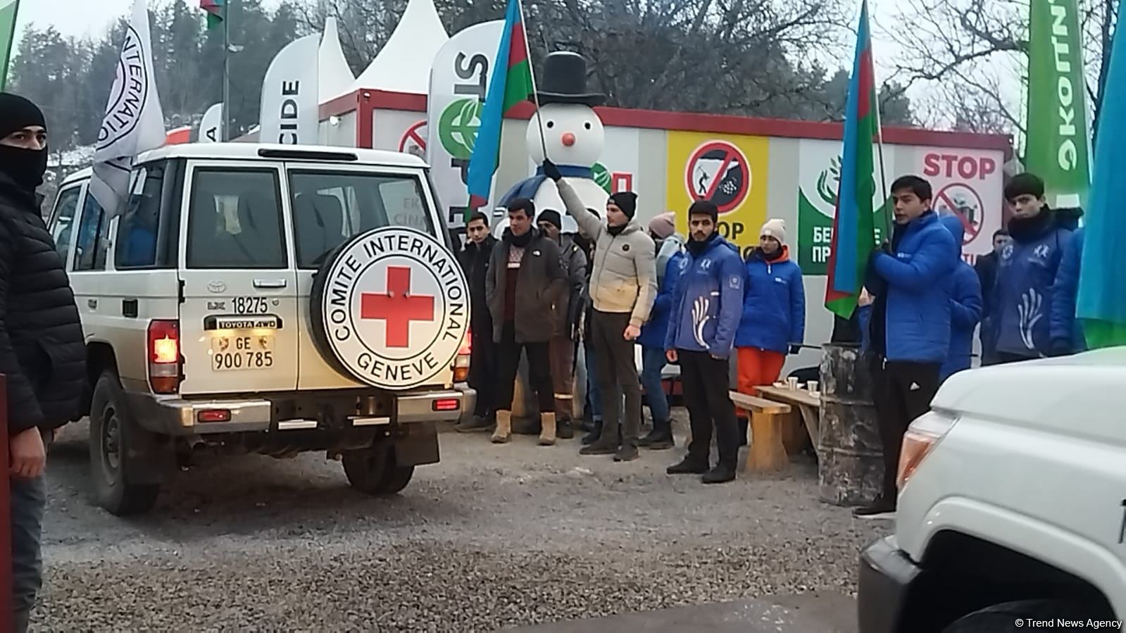ICRC convoy passes freely along Azerbaijan's Lachin-Khankendi road (PHOTO)