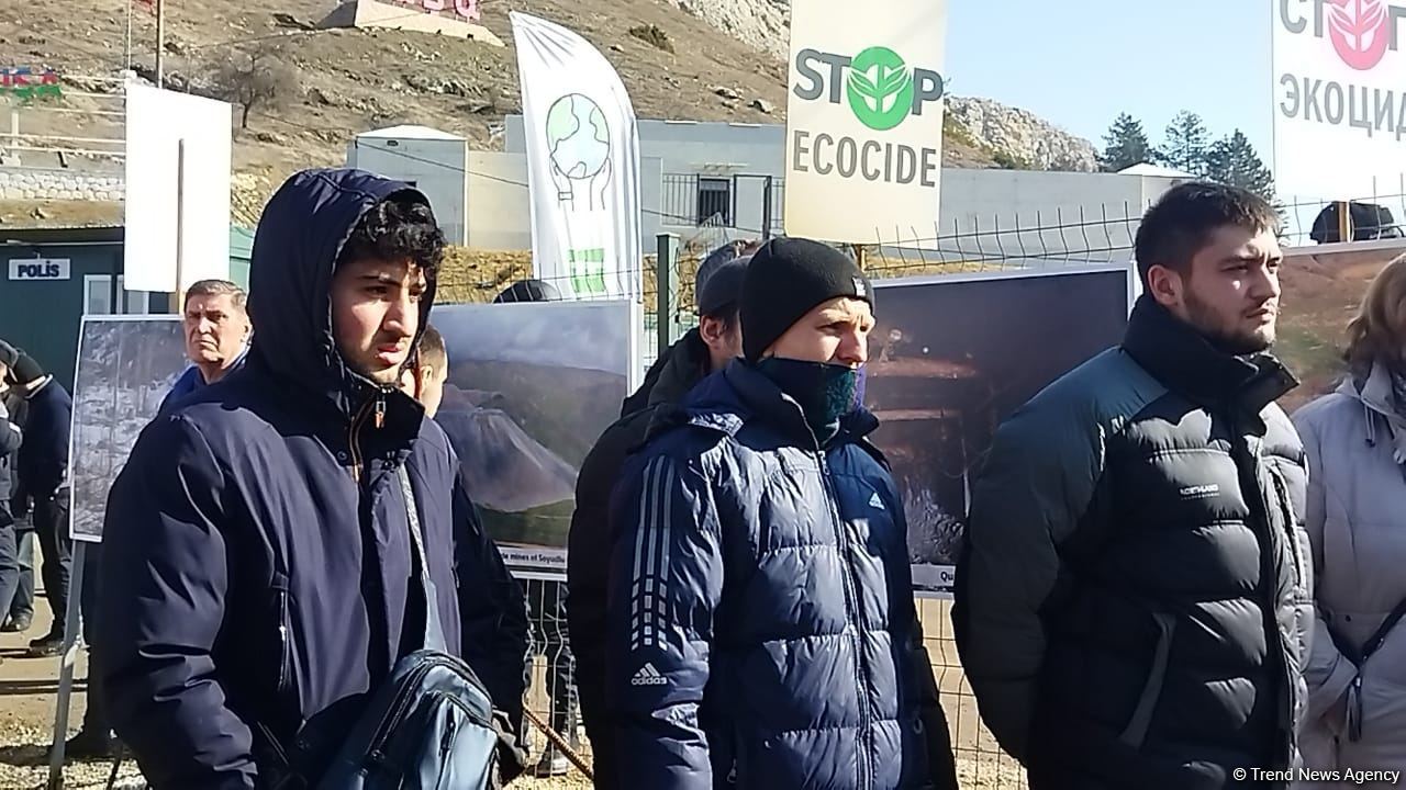 Russian Community of Azerbaijan, Russian Youth Association join peaceful protest on Lachin-Khankendi road (PHOTO)