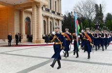 Official welcoming ceremony held for President of Romania (PHOTO/VIDEO)