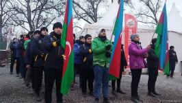 Peaceful protest of Azerbaijani eco-activists continues on Lachin-Khankendi road (PHOTO)