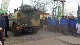 Supply vehicles of Russian peacekeepers pass freely along Azerbaijan's Lachin-Khankendi road (PHOTO)