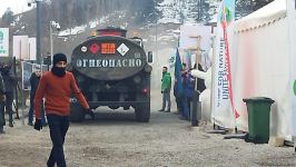 Trucks of Russian peacekeepers pass freely along Azerbaijan's Lachin-Khankendi road (PHOTO)