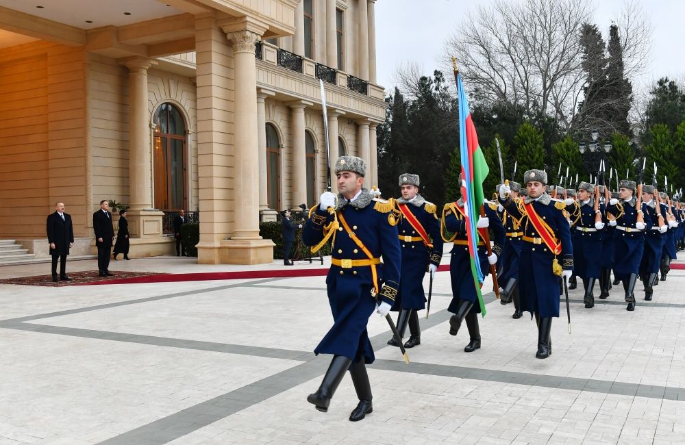 Official welcoming ceremony held for President of Romania (PHOTO/VIDEO)