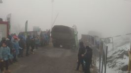 Trucks of Russian peacekeepers pass freely along Azerbaijan's Lachin-Khankendi road (PHOTO)