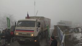 Convoy of Russian peacekeepers passes freely along Azerbaijan's Lachin-Khankendi road (PHOTO)