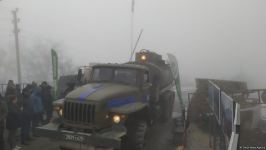 Convoy of Russian peacekeepers passes freely along Azerbaijan's Lachin-Khankendi road (PHOTO)