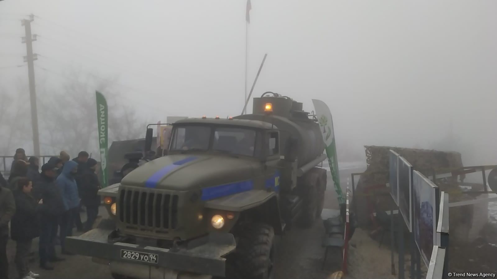 Convoy of Russian peacekeepers passes freely along Azerbaijan's Lachin-Khankendi road (PHOTO)