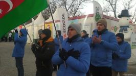 Peaceful protest of Azerbaijani eco-activists continues on Lachin-Khankendi road (PHOTO)