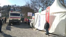 Over dozen vehicles of Russian peacekeepers pass freely along Azerbaijan's Lachin-Khankendi road (PHOTO)