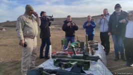 World-famous travelers arrive in Azerbaijan's Fuzuli, observe demining process (PHOTO)