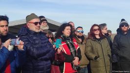 World-famous travelers arrive in Azerbaijan's Fuzuli, observe demining process (PHOTO)