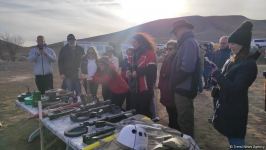 World-famous travelers arrive in Azerbaijan's Fuzuli, observe demining process (PHOTO)