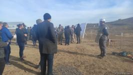 World-famous travelers arrive in Azerbaijan's Fuzuli, observe demining process (PHOTO)