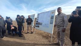 World-famous travelers arrive in Azerbaijan's Fuzuli, observe demining process (PHOTO)