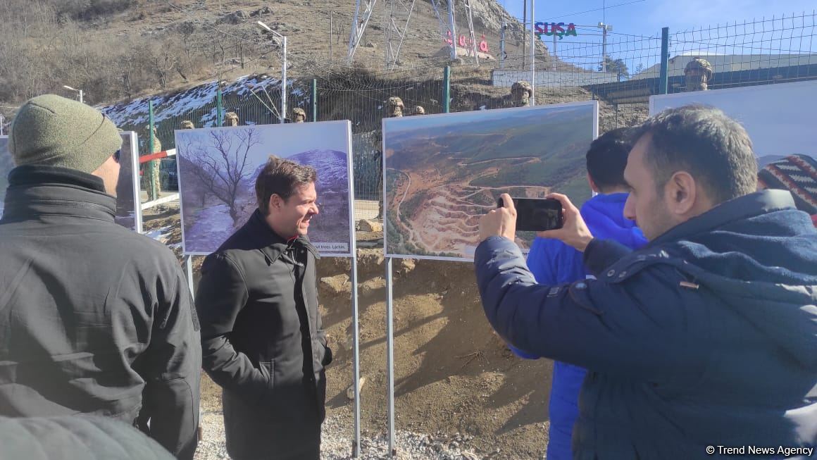 Internationally acclaimed travelers observe peaceful protests on Azerbaijan's Lachin-Khankendi road (PHOTO/VIDEO)