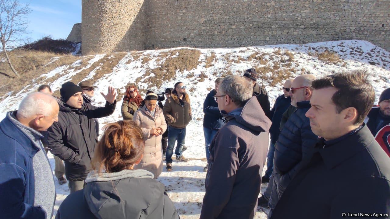 World-famous travelers visit Shusha fortress in Azerbaijan (PHOTO)