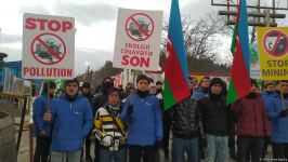 Peaceful protest of Azerbaijani eco-activists continues on Lachin-Khankendi road (PHOTO)