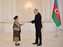 President Ilham Aliyev receives credentials of new ambassador of Laos to Azerbaijan (PHOTO)