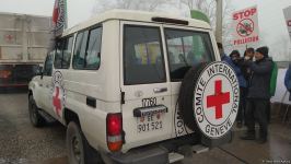 ICRC convoy moves freely along Azerbaijan's Lachin-Khankendi road (PHOTO)