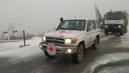 ICRC convoy moves freely along Azerbaijan's Lachin-Khankendi road (PHOTO)