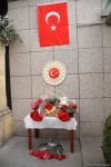Azerbaijani citizens honor memory of victims of earthquake in Türkiye (PHOTO/VIDEO)