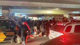 Azerbaijanis continue collecting humanitarian aid for Türkiye at night hours (PHOTO/VIDEO)