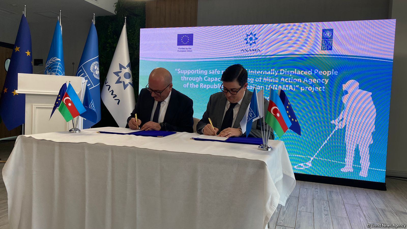 Azerbaijan joins forces with EU, UNDP to speed up de-mining of its liberated lands (PHOTO)