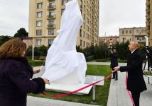 President Ilham Aliyev takes part in unveiling of monument to outstanding composer Tofig Guliyev (PHOTO)