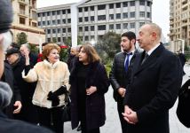 President Ilham Aliyev takes part in unveiling of monument to outstanding composer Tofig Guliyev (PHOTO)