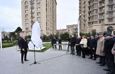 President Ilham Aliyev takes part in unveiling of monument to outstanding composer Tofig Guliyev (PHOTO)
