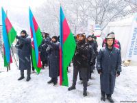 Peaceful protest of Azerbaijani eco-activists continues on Lachin-Khankendi road (PHOTO)