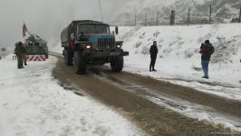 Convoy of Russian peacekeepers moves freely along Azerbaijan's Lachin-Khankendi road (PHOTO)