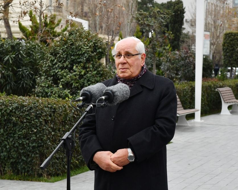 President Ilham Aliyev takes part in unveiling of monument to outstanding composer Tofig Guliyev (PHOTO)