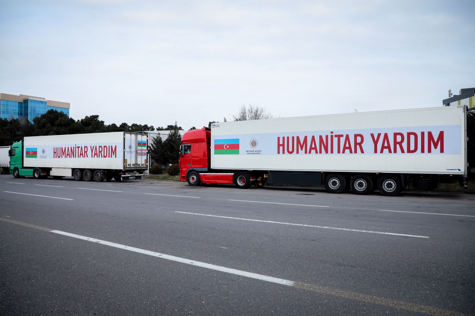 Humanitarian aid collected with support of Heydar Aliyev Foundation sent to quake-hit Türkiye (PHOTO)